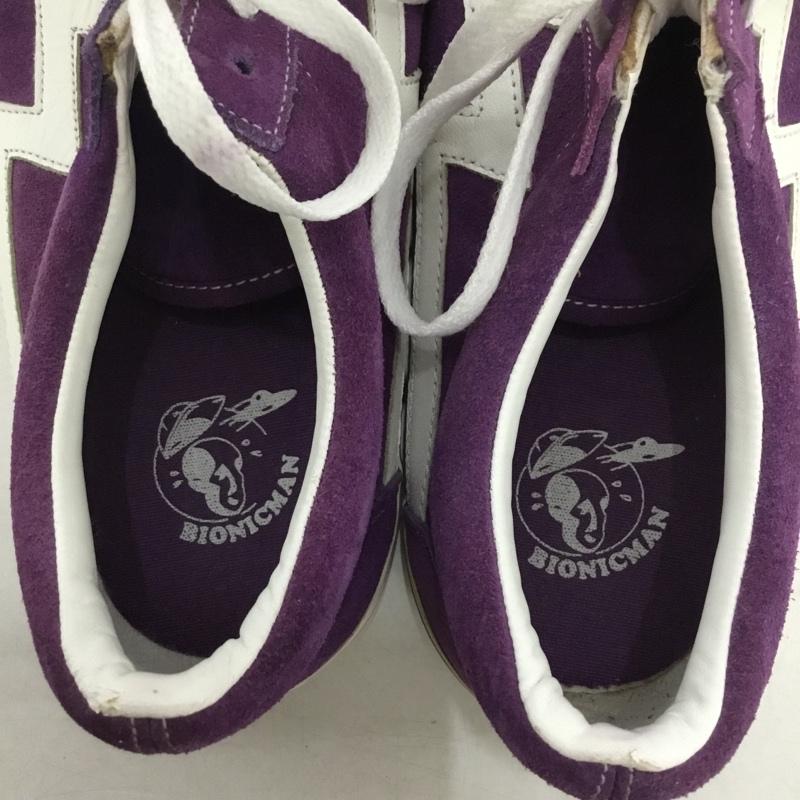 バイオニックマン BIONICMAN スニーカー スニーカー NEW SKOOL ローカット 26cm 26.0cm ロゴ、文字 紫 / パープル / purple メンズ USED 古着 中古 10159006