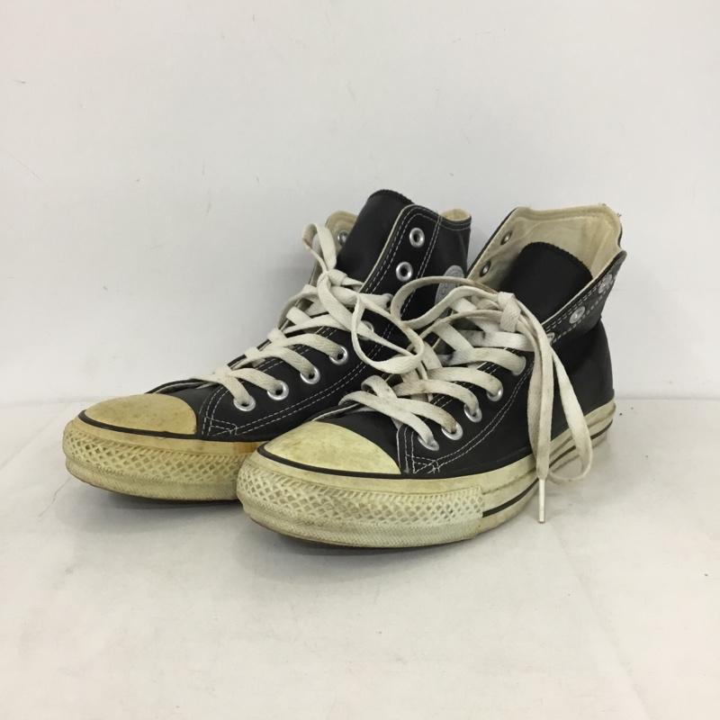 コンバース CONVERSE スニーカー スニーカー 1B908 LEA ALL STAR HI 25.5cm 25.5cm ロゴ、文字 黒 / ブラック / black メンズ USED 古着 中古 10159008