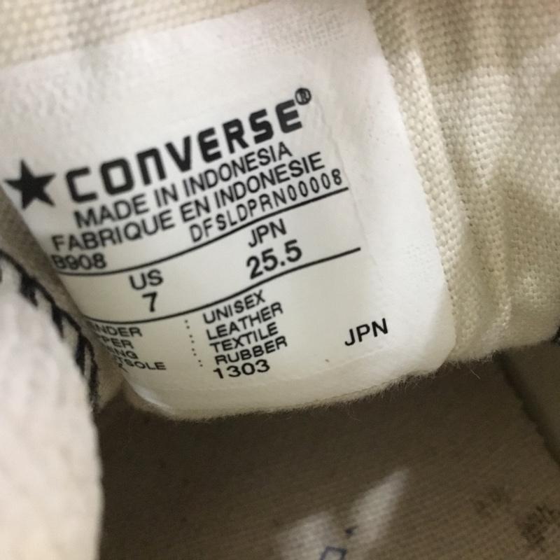 コンバース CONVERSE スニーカー スニーカー 1B908 LEA ALL STAR HI 25.5cm 25.5cm ロゴ、文字 黒 / ブラック / black メンズ USED 古着 中古 10159008