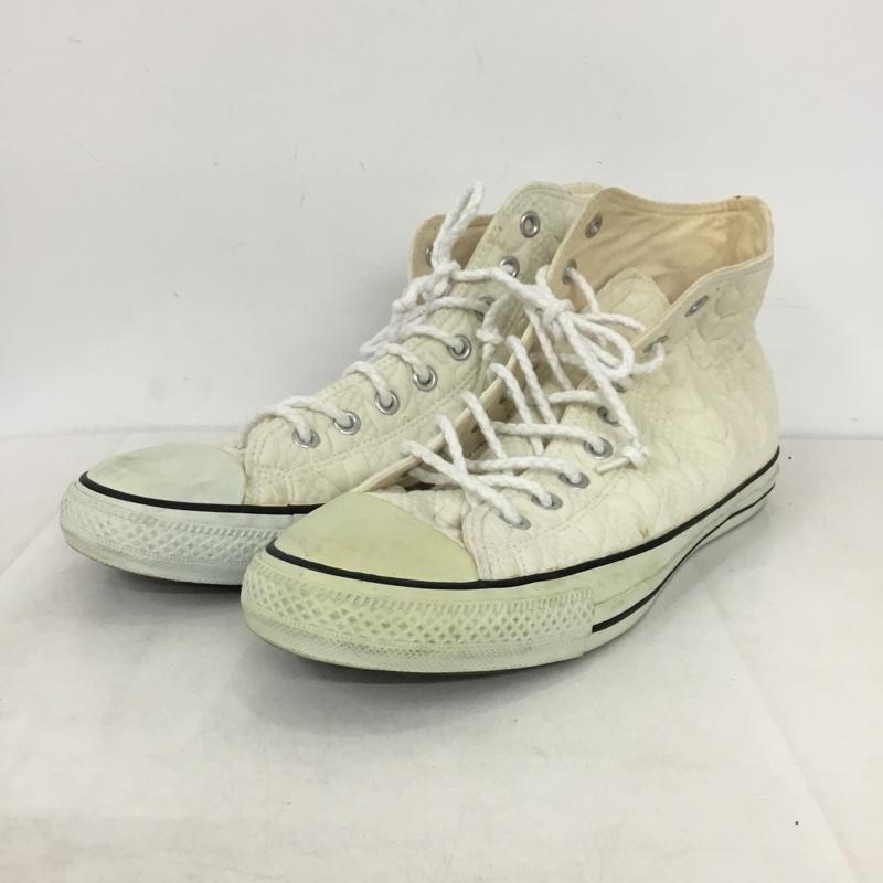 コンバース CONVERSE スニーカー スニーカー 1CK042 ALL STAR SWEATER ND HI 29cm 29.0cm ロゴ、文字 アイボリー / アイボリー / メンズ USED 古着 中古 10159009