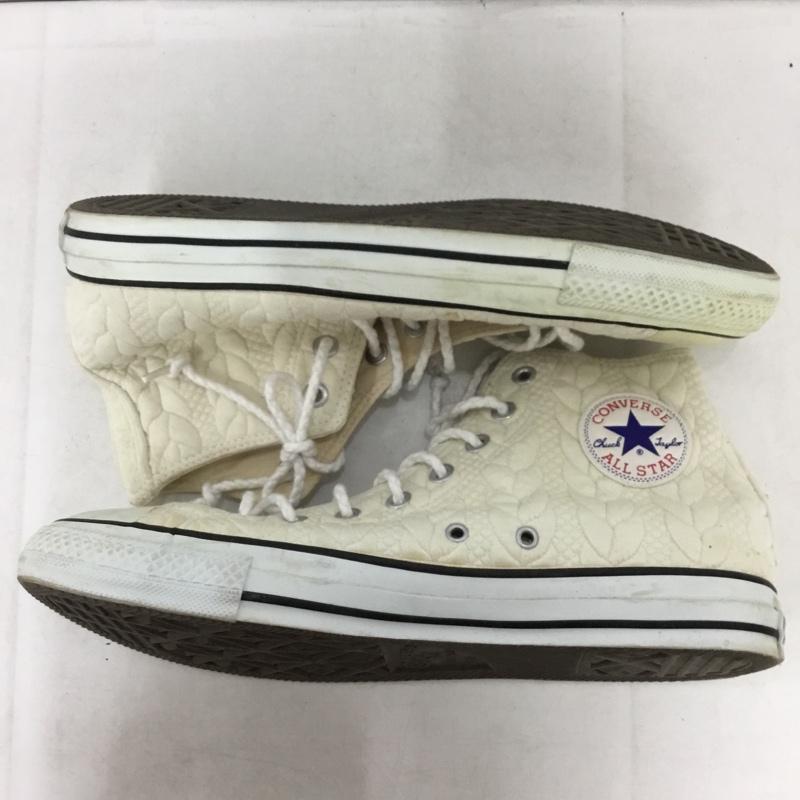 コンバース CONVERSE スニーカー スニーカー 1CK042 ALL STAR SWEATER ND HI 29cm 29.0cm ロゴ、文字 アイボリー / アイボリー / メンズ USED 古着 中古 10159009