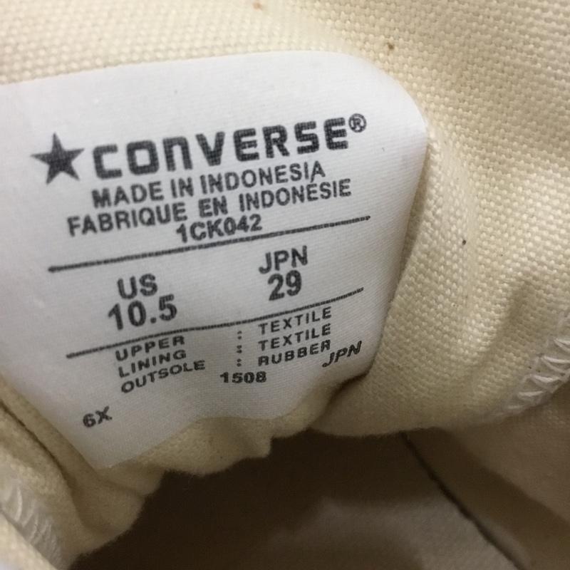 コンバース CONVERSE スニーカー スニーカー 1CK042 ALL STAR SWEATER ND HI 29cm 29.0cm ロゴ、文字 アイボリー / アイボリー / メンズ USED 古着 中古 10159009