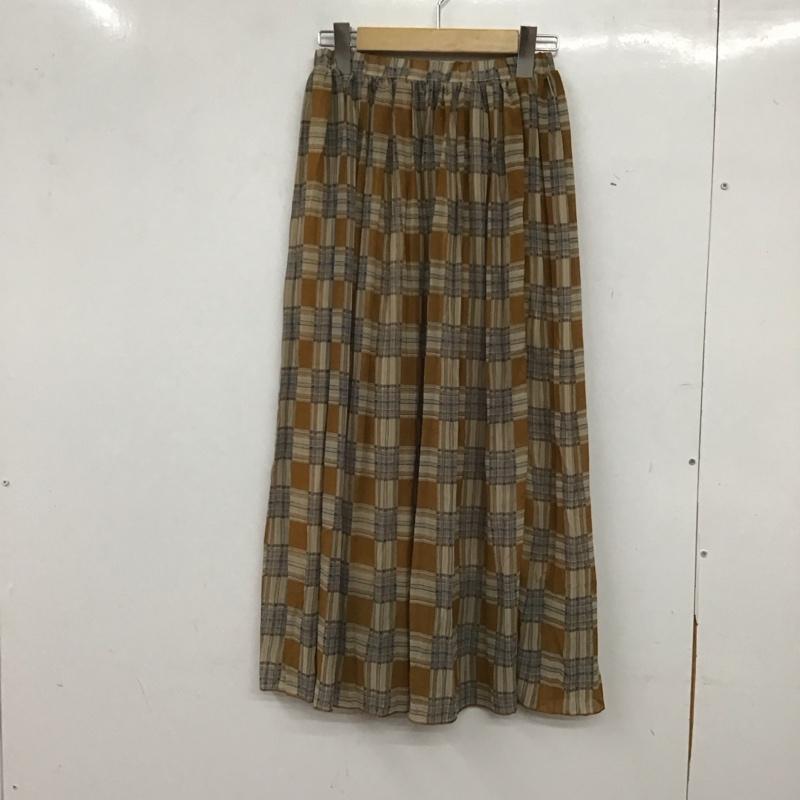 ティティベイト titivate スカート ロングスカート S チェック マルチカラー / マルチカラー / multicolor レディース USED 古着 中古 10159011