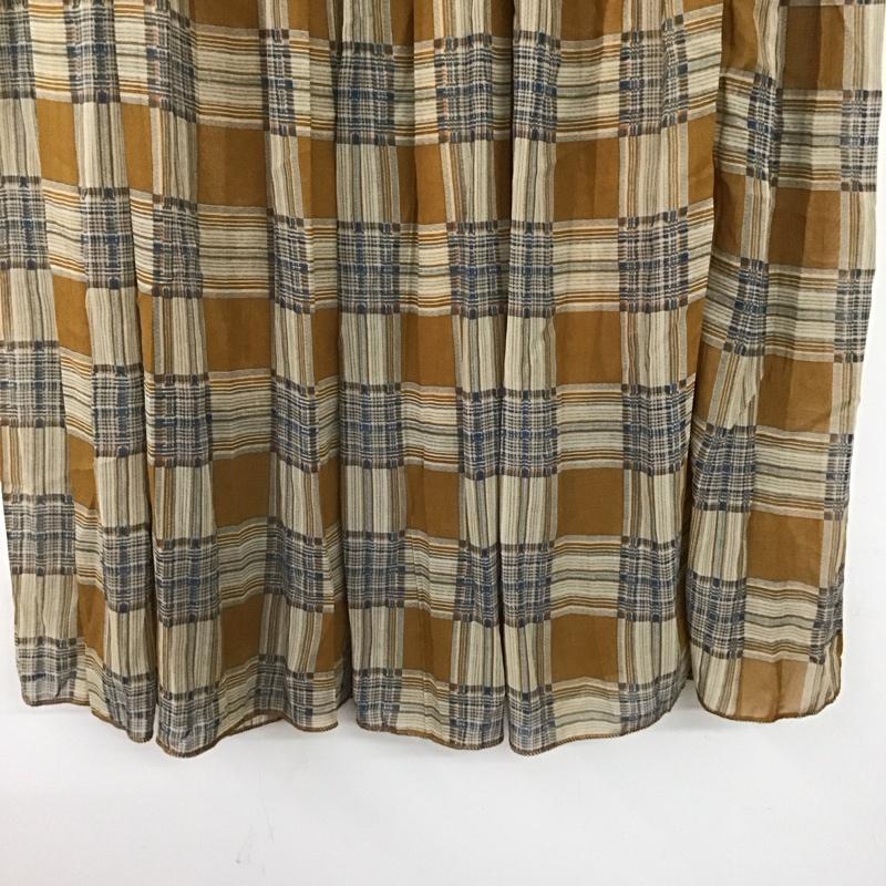 ティティベイト titivate スカート ロングスカート S チェック マルチカラー / マルチカラー / multicolor レディース USED 古着 中古 10159011