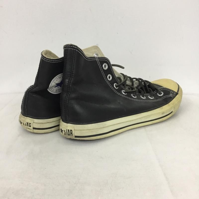 コンバース CONVERSE スニーカー スニーカー 18616 LEATHER ALL STAR HI 28.5cm 28.5cm ロゴ、文字 黒 / ブラック / black メンズ USED 古着 中古 10159013