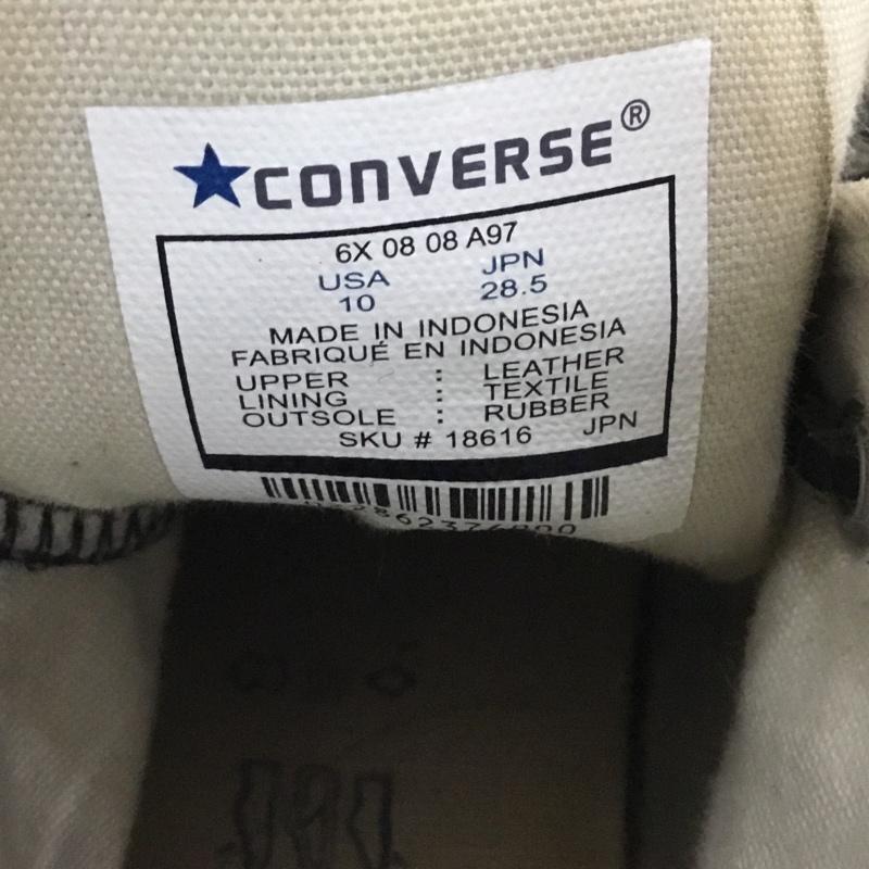 コンバース CONVERSE スニーカー スニーカー 18616 LEATHER ALL STAR HI 28.5cm 28.5cm ロゴ、文字 黒 / ブラック / black メンズ USED 古着 中古 10159013
