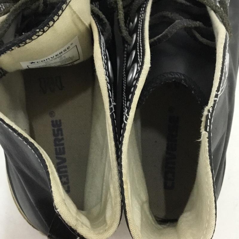 コンバース CONVERSE スニーカー スニーカー 18616 LEATHER ALL STAR HI 28.5cm 28.5cm ロゴ、文字 黒 / ブラック / black メンズ USED 古着 中古 10159013
