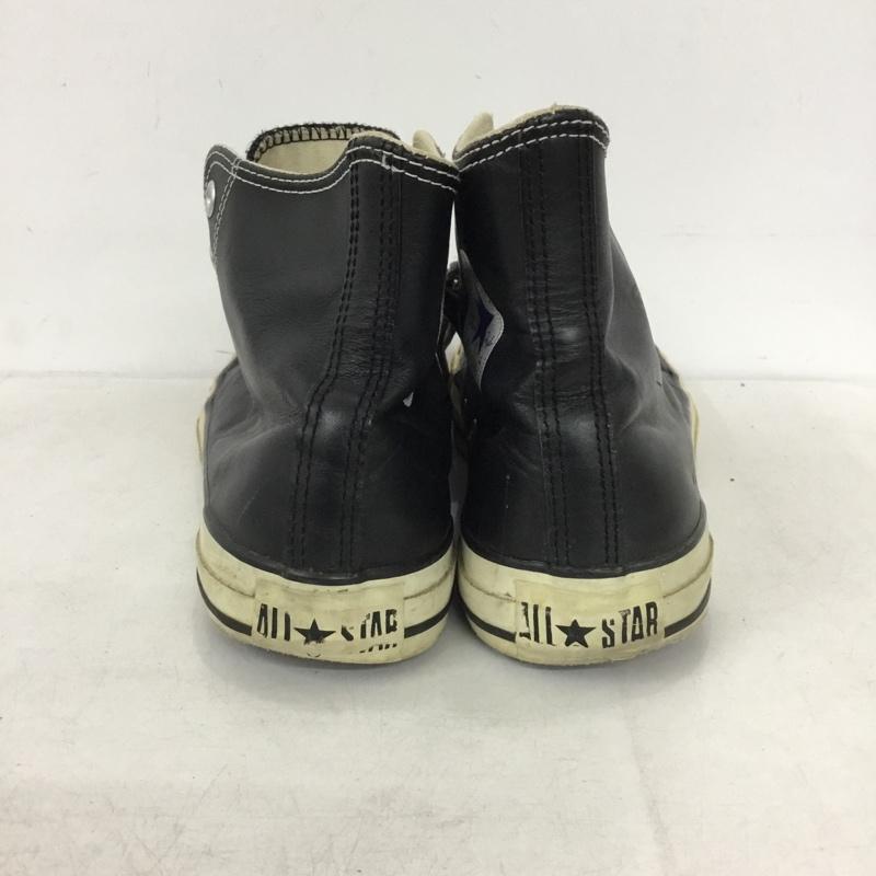 コンバース CONVERSE スニーカー スニーカー 18616 LEATHER ALL STAR HI 28.5cm 28.5cm ロゴ、文字 黒 / ブラック / black メンズ USED 古着 中古 10159013