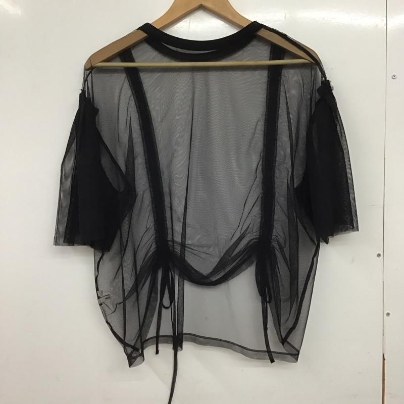 ニコアンド niko and... カットソー 半袖 L 無地 黒 / ブラック / black レディース USED 古着 中古 10159015