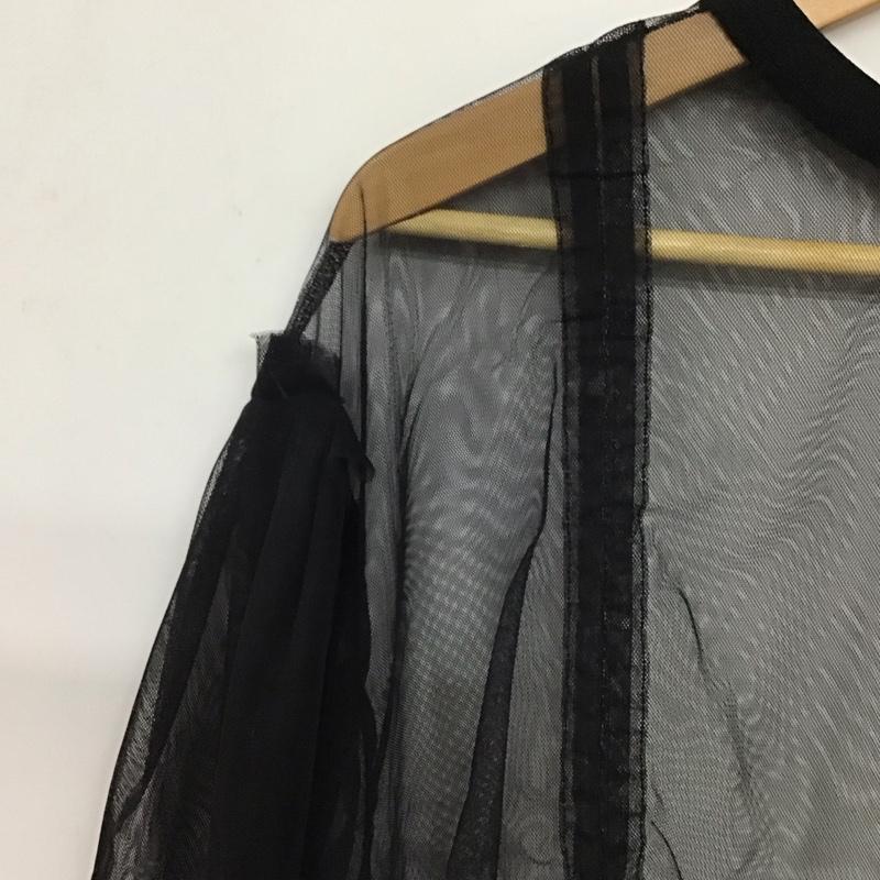 ニコアンド niko and... カットソー 半袖 L 無地 黒 / ブラック / black レディース USED 古着 中古 10159015