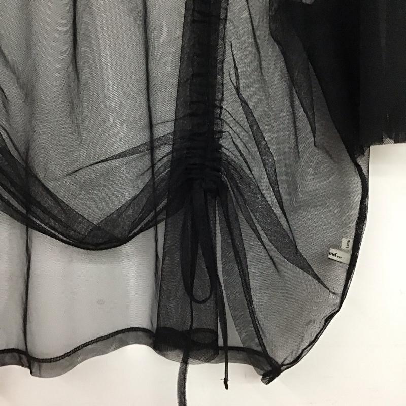 ニコアンド niko and... カットソー 半袖 L 無地 黒 / ブラック / black レディース USED 古着 中古 10159015