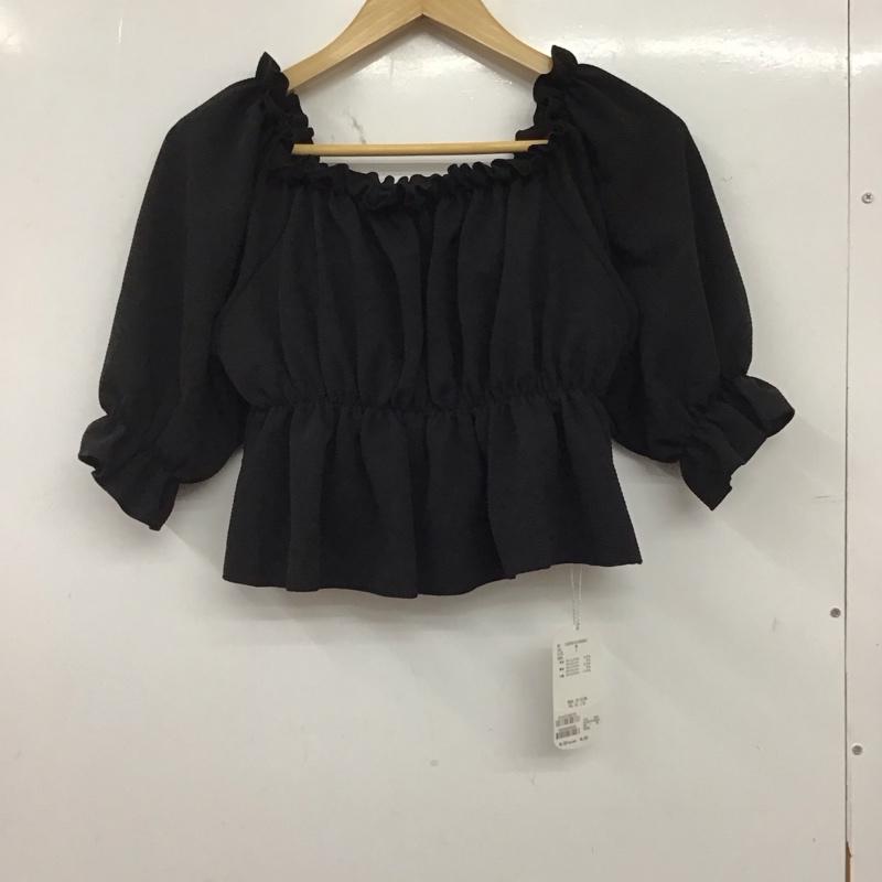 チコ CHICO カットソー 半袖 FREE 無地 黒 / ブラック / black レディース USED 古着 中古 10159017