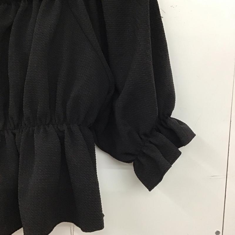 チコ CHICO カットソー 半袖 FREE 無地 黒 / ブラック / black レディース USED 古着 中古 10159017