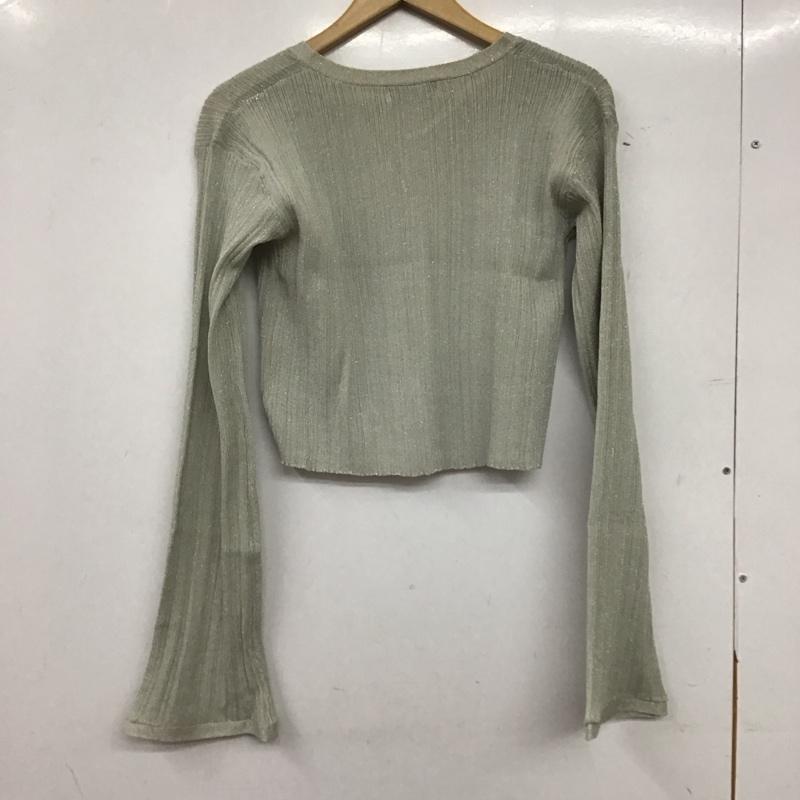 レイカズン Ray Cassin カーディガン 長袖 FREE 無地 アイボリー / アイボリー / レディース USED 古着 中古 10159018