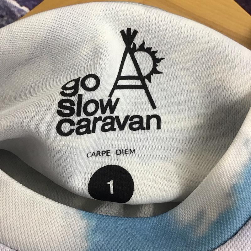 ゴースローキャラバン go slow caravan カットソー 半袖 1 総柄 マルチカラー / マルチカラー / multicolor レディース USED 古着 中古 10159020