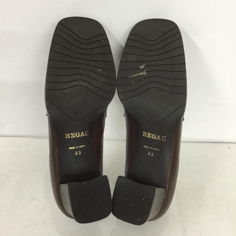 リーガル REGAL パンプス パンプス H5D FA48 ヒール 23 23.0cm 無地 茶 / ブラウン / brown レディース USED 古着 中古 10159022