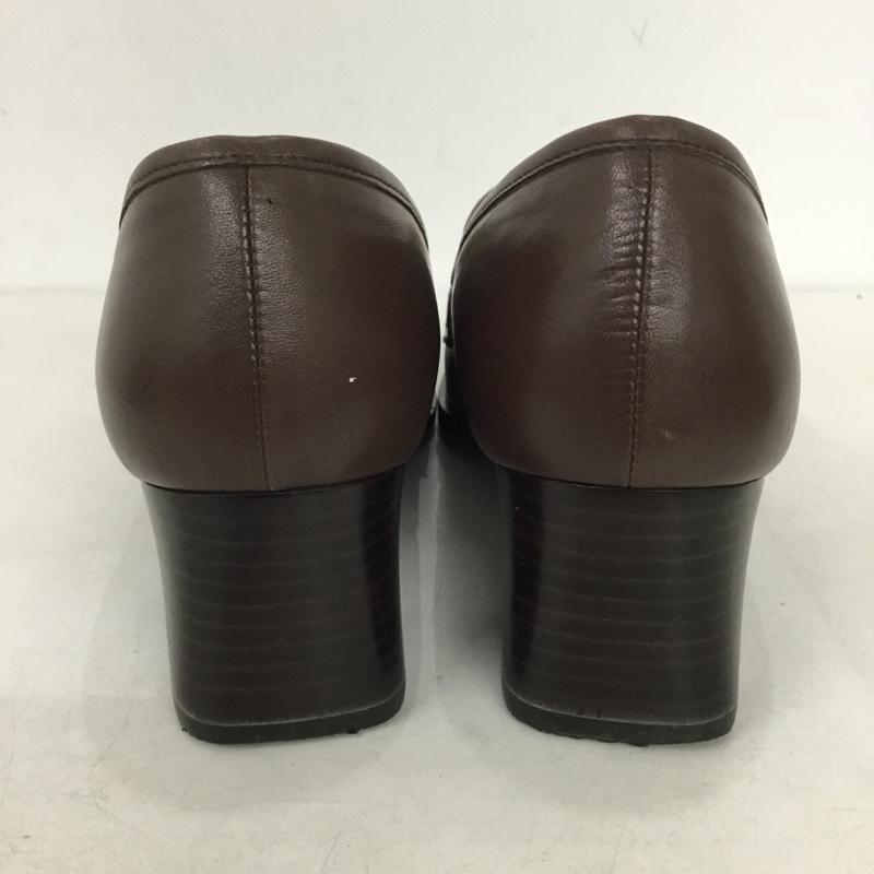 リーガル REGAL パンプス パンプス H5D FA48 ヒール 23 23.0cm 無地 茶 / ブラウン / brown レディース USED 古着 中古 10159022