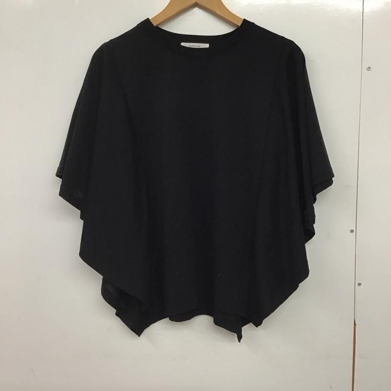 スタディオクリップ studio CLIP カットソー 半袖 FREE 無地 黒 / ブラック / black レディース USED 古着 中古 10159023