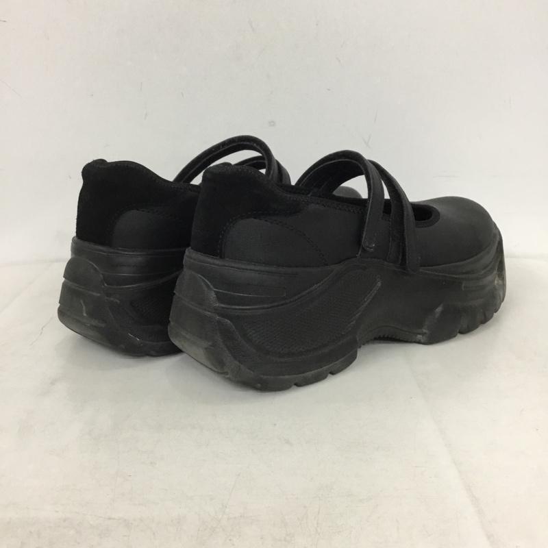 ザラ ZARA スニーカー スニーカー メリージェーン 厚底 38 無地 黒 / ブラック / black レディース USED 古着 中古 10159024