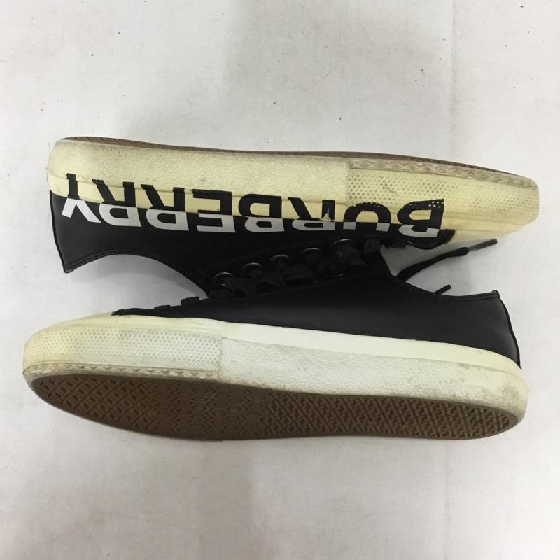 バーバリー BURBERRY スニーカー スニーカー ローカット 38 ロゴ、文字 黒 / ブラック / black レディース USED 古着 中古 10159025