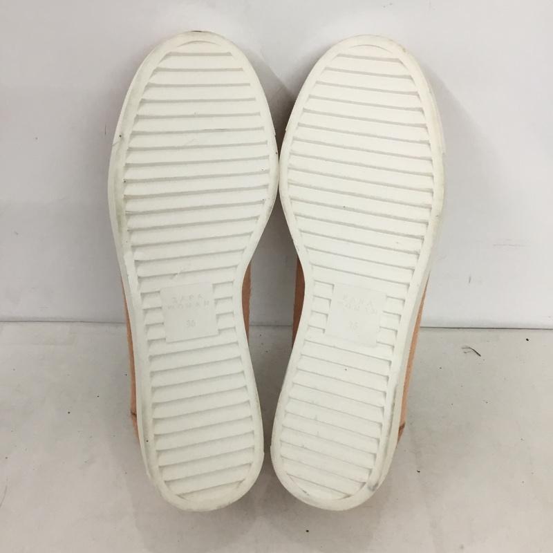 ザラ ZARA スリッポン スリッポン 1337 001 050 EU36 無地 桃 / ピンク / pink レディース USED 古着 中古 10159028