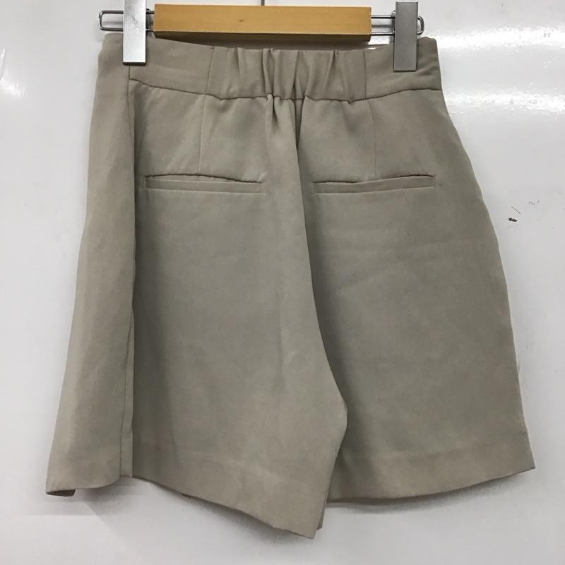 ムルーア MURUA パンツ キュロット 012230701001 ドビークロスラップキュロット 1 無地 ベージュ / ベージュ / beige レディース USED 古着 中古 10159032