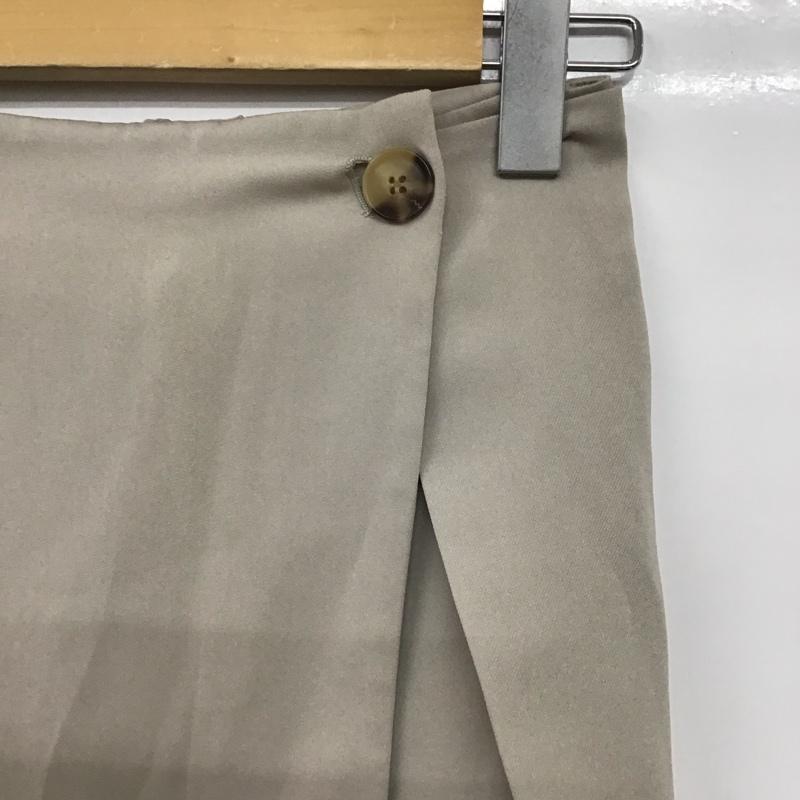 ムルーア MURUA パンツ キュロット 012230701001 ドビークロスラップキュロット 1 無地 ベージュ / ベージュ / beige レディース USED 古着 中古 10159032