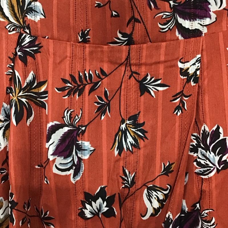 アズールバイマウジー AZUL BY MOUSSY スカート ロングスカート 250CSH31-385D フラワータックロングスカート M 総柄 橙 / オレンジ / orange レディース USED 古着 中古 10159034