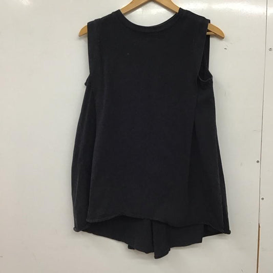 オペークドットクリップ OPAQUE.CLIP タンクトップ タンクトップ ノースリーブ M 無地 黒 / ブラック / black レディース USED 古着 中古 10159035