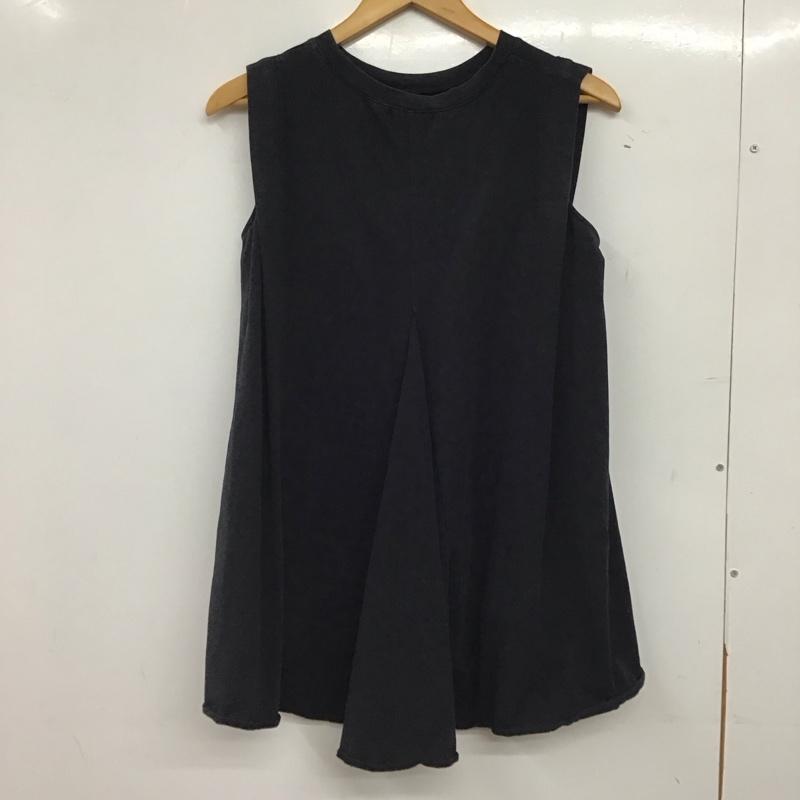 オペークドットクリップ OPAQUE.CLIP タンクトップ タンクトップ ノースリーブ M 無地 黒 / ブラック / black レディース USED 古着 中古 10159035