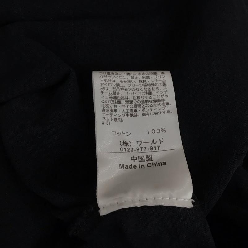 オペークドットクリップ OPAQUE.CLIP タンクトップ タンクトップ ノースリーブ M 無地 黒 / ブラック / black レディース USED 古着 中古 10159035
