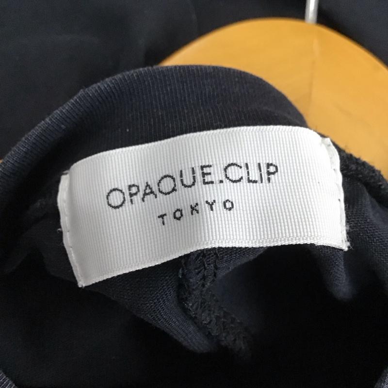 オペークドットクリップ OPAQUE.CLIP タンクトップ タンクトップ ノースリーブ M 無地 黒 / ブラック / black レディース USED 古着 中古 10159035