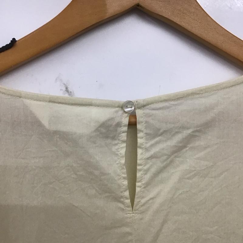 ナチュラルバイクリップ natural by clip カットソー 七分袖 FREE 無地 オフホワイト / オフホワイト / レディース USED 古着 中古 10159036