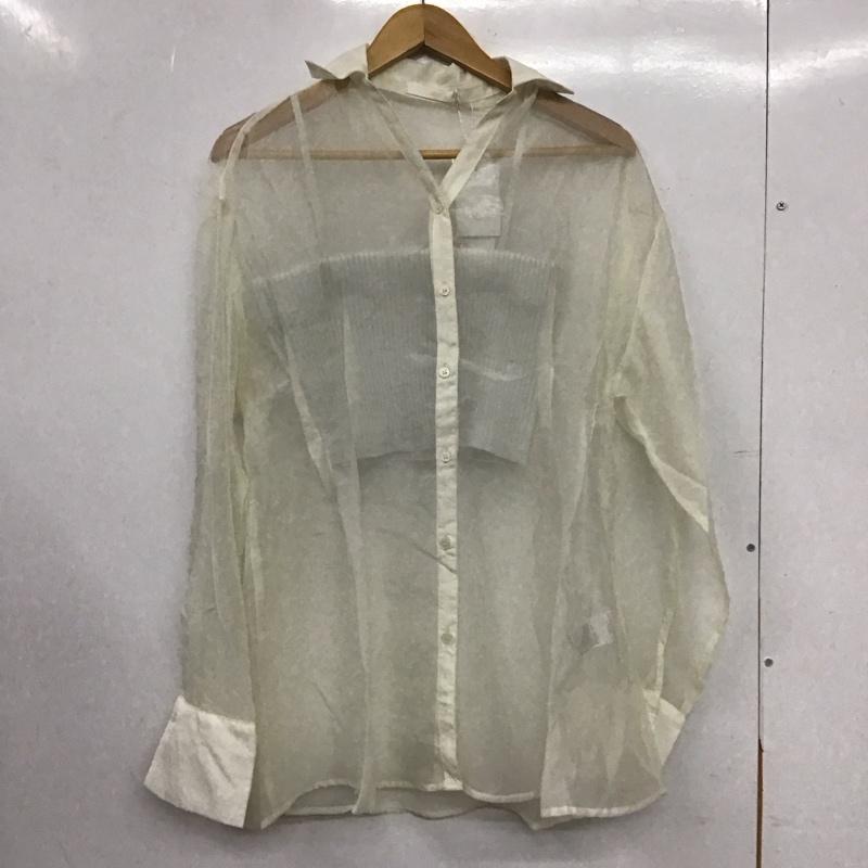 チコ CHICO シャツ、ブラウス 長袖 CHZ1041104A0007 ニットビスチェ付シャツSET FREE 無地 白 / ホワイト / white レディース USED 古着 中古 10159038