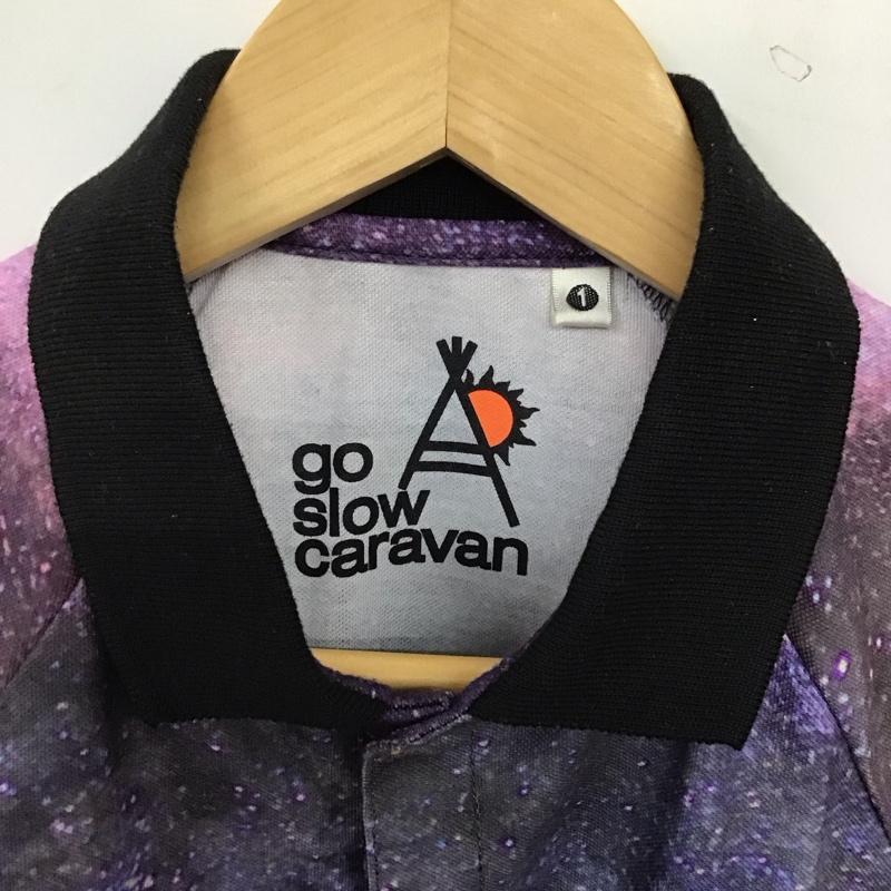 ゴースローキャラバン go slow caravan ポロシャツ 半袖 1 総柄 マルチカラー / マルチカラー / multicolor レディース USED 古着 中古 10159039