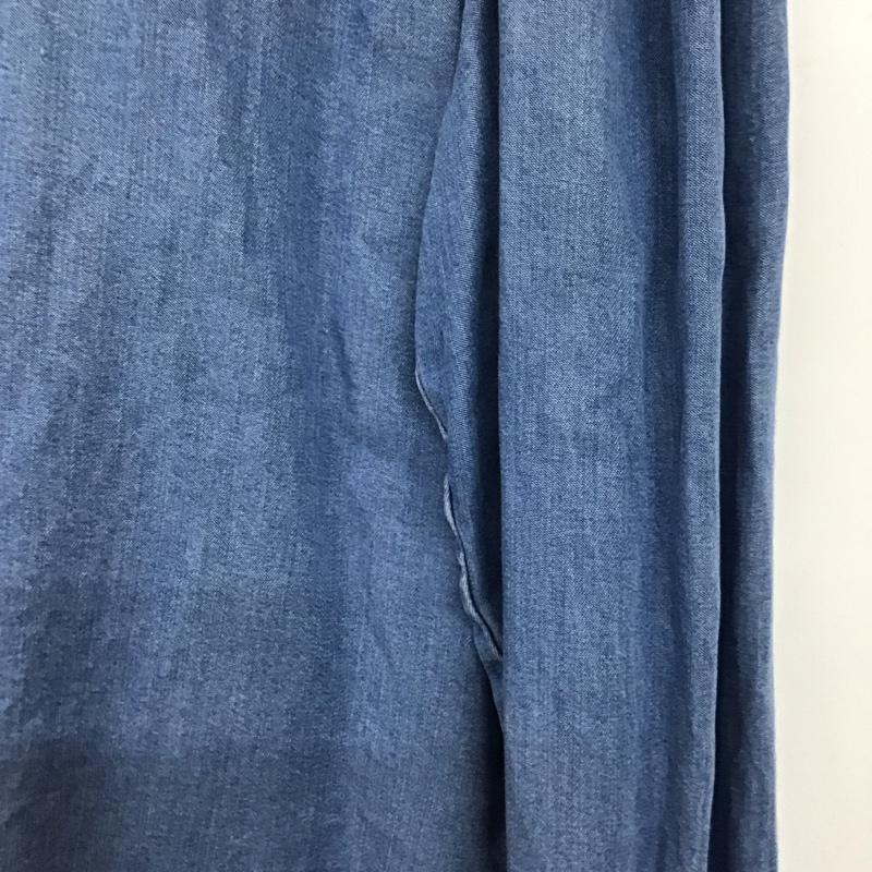 ザラ ZARA シャツ、ブラウス 長袖 S 無地 水色 / ライトブルー / レディース USED 古着 中古 10159040