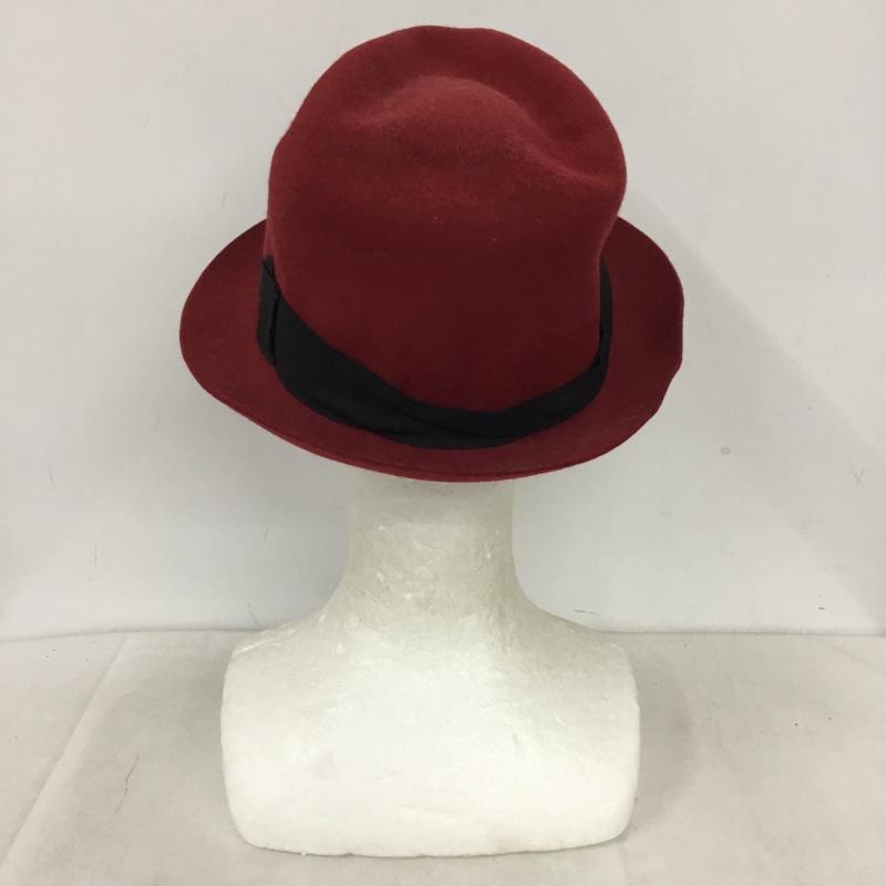 古着 USED 帽子 ハット 東京HAT ROCKERS WACKO MARIA 中折れ帽 無地 赤 / レッド / red メンズ USED 古着 中古 10159043