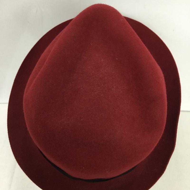 古着 USED 帽子 ハット 東京HAT ROCKERS WACKO MARIA 中折れ帽 無地 赤 / レッド / red メンズ USED 古着 中古 10159043