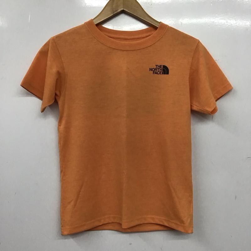 ザノースフェイス THE NORTH FACE Tシャツ 半袖 140cm プリント 橙 / オレンジ / orange ボーイズ USED 古着 中古 10159045