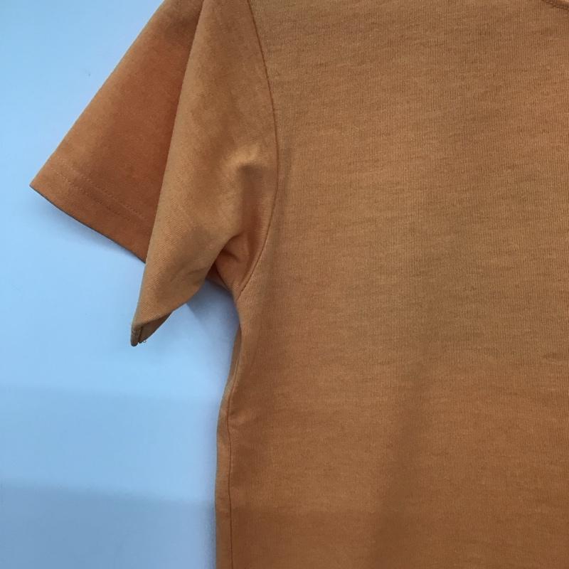 ザノースフェイス THE NORTH FACE Tシャツ 半袖 140cm プリント 橙 / オレンジ / orange ボーイズ USED 古着 中古 10159045