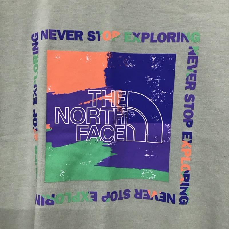 ザノースフェイス THE NORTH FACE Tシャツ 半袖 140cm プリント 薄緑 / ライトグリーン / ボーイズ USED 古着 中古 10159047