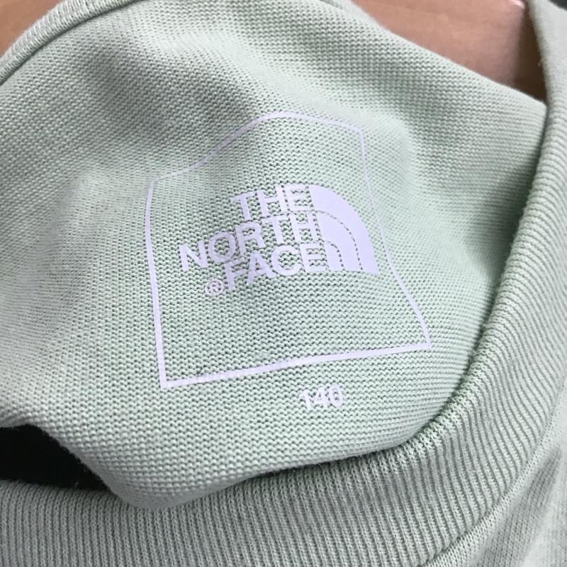 ザノースフェイス THE NORTH FACE Tシャツ 半袖 140cm プリント 薄緑 / ライトグリーン / ボーイズ USED 古着 中古 10159047