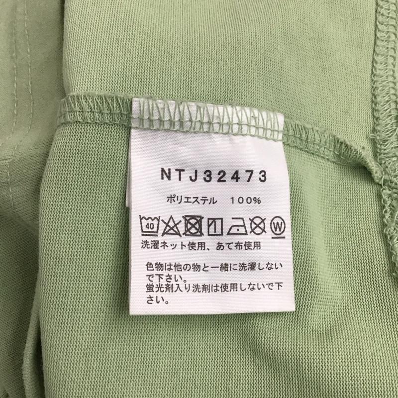 ザノースフェイス THE NORTH FACE Tシャツ 半袖 140cm プリント 薄緑 / ライトグリーン / ボーイズ USED 古着 中古 10159047