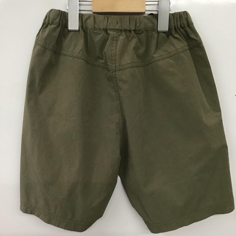 ザノースフェイス THE NORTH FACE パンツ ショートパンツ 140cm ロゴ、文字 カーキ / カーキ / khaki ボーイズ USED 古着 中古 10159050