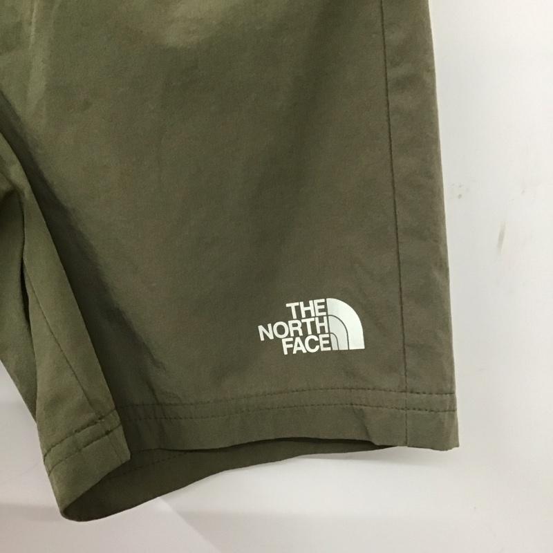 ザノースフェイス THE NORTH FACE パンツ ショートパンツ 140cm ロゴ、文字 カーキ / カーキ / khaki ボーイズ USED 古着 中古 10159050