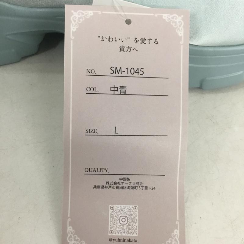 古着 USED スニーカー スニーカー cherirulu chocola しまむら 厚底スニーカー リボン L 無地 水色 / ライトブルー / レディース USED 古着 中古 10159052