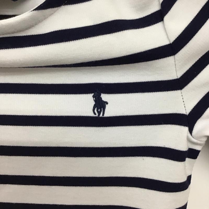 ポロラルフローレン POLO RALPH LAUREN ワンピース ミニスカート 5 ボーダー柄 X 無地 白 / ホワイト / white X 紺 / ネイビー / navy ガールズ USED 古着 中古 10159054