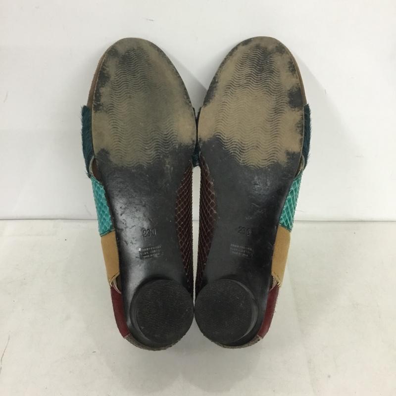 ツモリチサトウォーク tsumori chisato WALK パンプス パンプス ラウンドトゥ 23cm 23.0cm  マルチカラー / マルチカラー / multicolor レディース USED 古着 中古 10159055