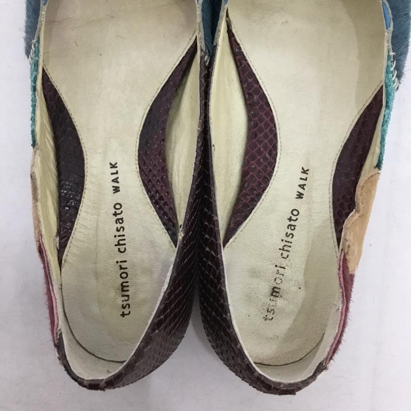 ツモリチサトウォーク tsumori chisato WALK パンプス パンプス ラウンドトゥ 23cm 23.0cm  マルチカラー / マルチカラー / multicolor レディース USED 古着 中古 10159055