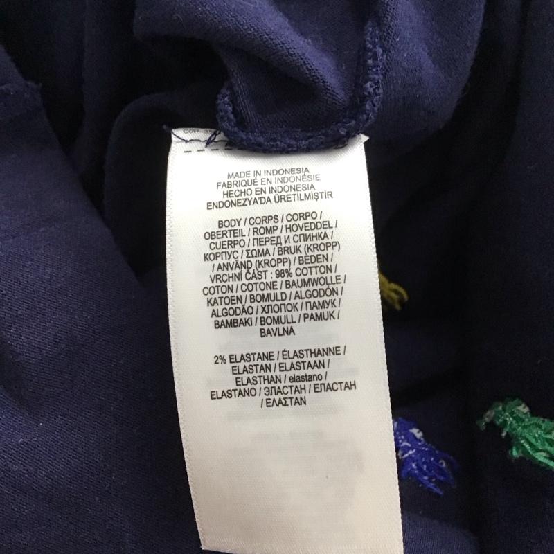 ポロラルフローレン POLO RALPH LAUREN ワンピース ひざ丈スカート M ロゴ、文字 紺 / ネイビー / navy ガールズ USED 古着 中古 10159058